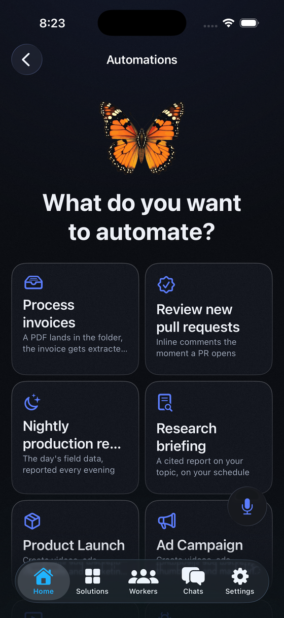 Operator Automations on iPhone